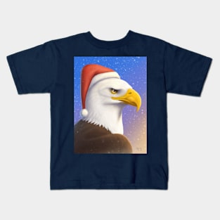 Festive Bald Eagle Kids T-Shirt